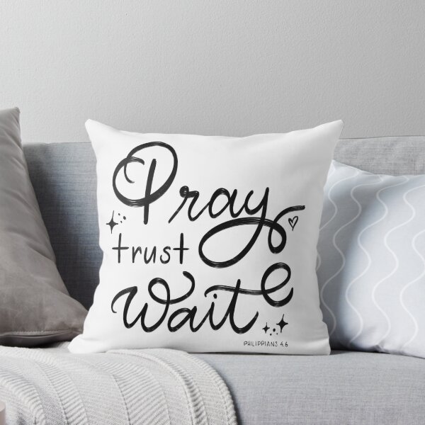 Item preview, Pray trust wait designed and sold by dudaoliveira.art.