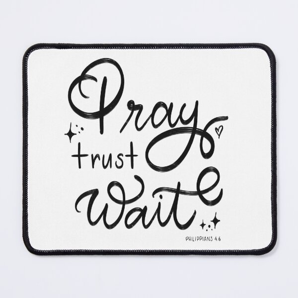 Item preview, Pray trust wait designed and sold by dudaoliveira.art.