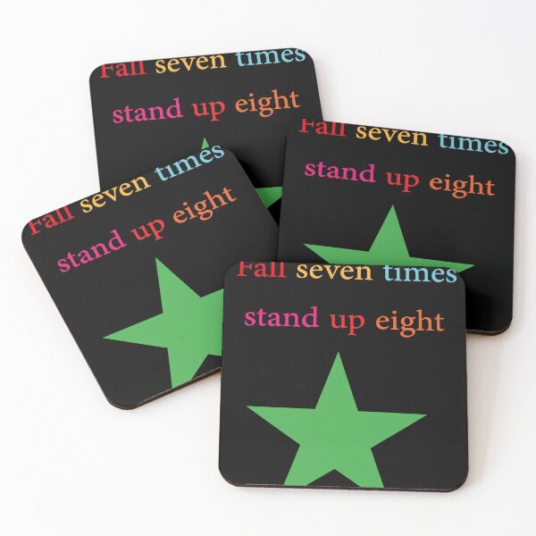 Item preview, Fall seven times stand up eight designed and sold by CRAIGBRUTSCHER.