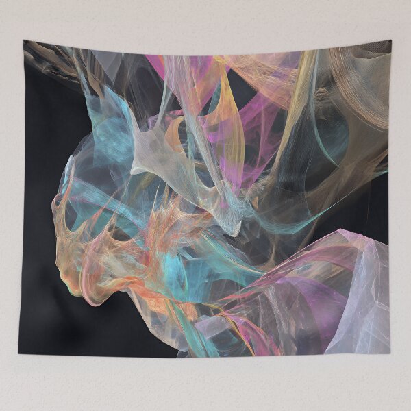 Item preview, Iridescent Ether Flow – Pastel Cosmic Threads designed and sold by EK-World.