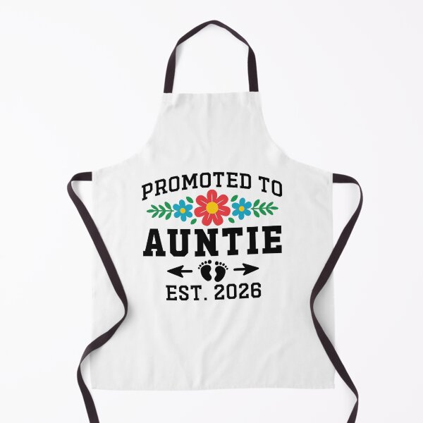 Item preview, Promoted to Auntie Est 2026 Flower Heart New Auntie 2026 Gift designed and sold by gunaone-design.