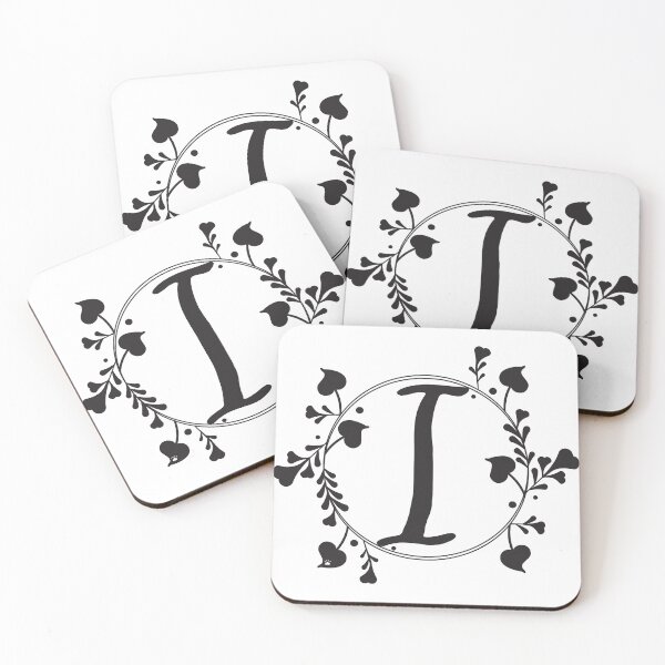Item preview, I Monogram of hearts and letters in a vine designed and sold by KathyRHuff.