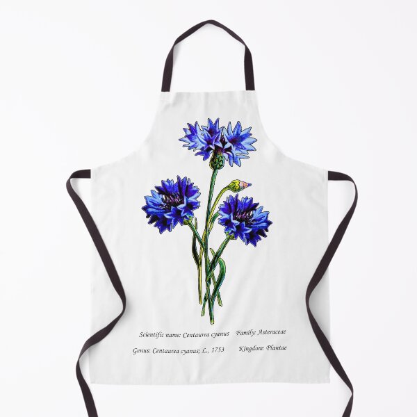 Item preview, Botanical Illustration of Blue Cornflower designed and sold by Flores1965.