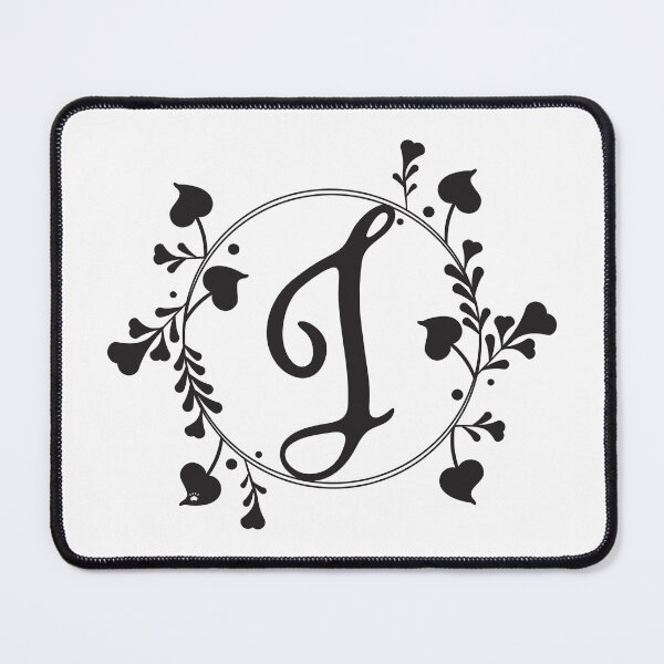 Item preview, J Monogram of hearts and letters in a vine designed and sold by KathyRHuff.