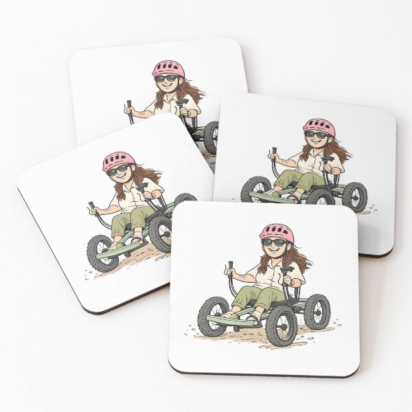 Item preview, AI Caricature of Clare on The Rig by Not A Wheelchair designed and sold by ClareReillyWMW.