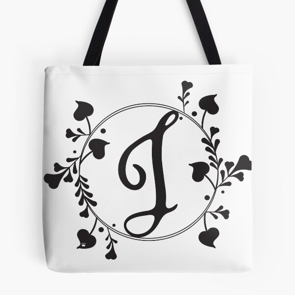 Item preview, J Monogram of hearts and letters in a vine designed and sold by KathyRHuff.