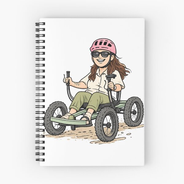 Item preview, AI Caricature of Clare on The Rig by Not A Wheelchair designed and sold by ClareReillyWMW.