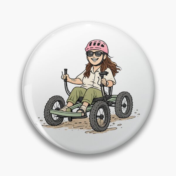 Item preview, AI Caricature of Clare on The Rig by Not A Wheelchair designed and sold by ClareReillyWMW.