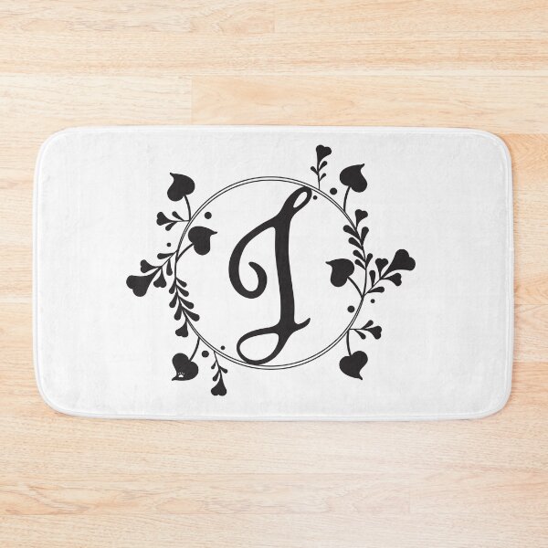 Item preview, J Monogram of hearts and letters in a vine designed and sold by KathyRHuff.