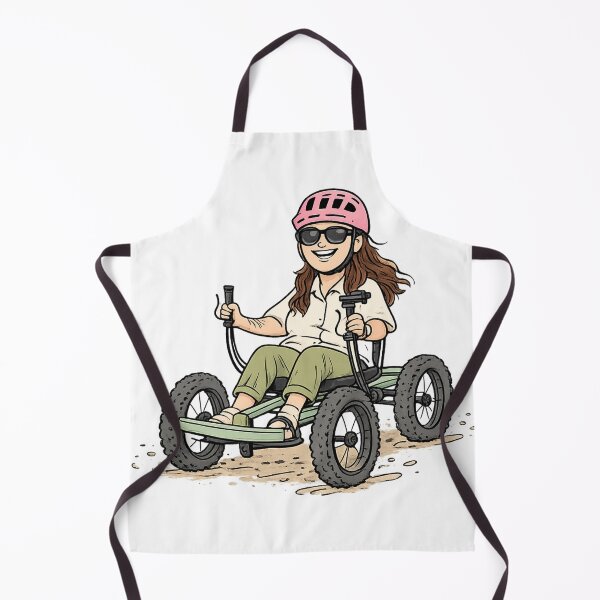 Item preview, AI Caricature of Clare on The Rig by Not A Wheelchair designed and sold by ClareReillyWMW.