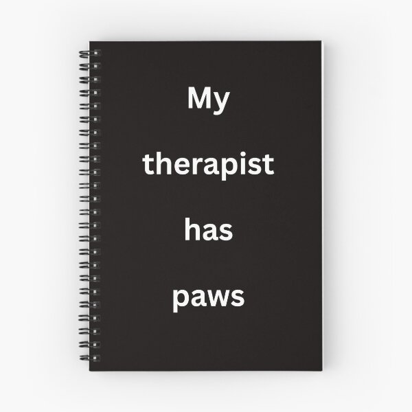 Item preview, my therapist has paws for pet  lovers designed and sold by BoldPrintTeesCo.