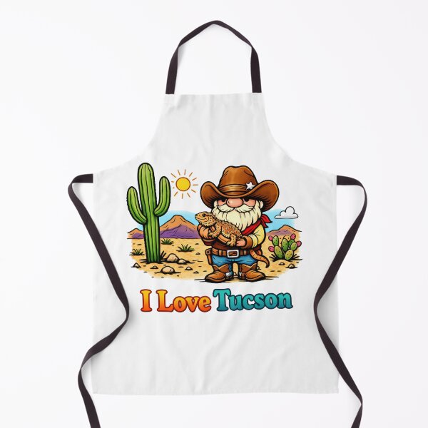Item preview, Cowboy Gnome with Lizard – I Love Tucson Desert Art designed and sold by Moriarty's Digital Visions.
