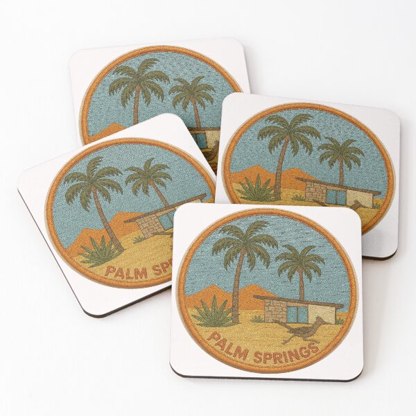 Item preview, Palm Springs Patch with Roadrunner designed and sold by Jeffsredbubble.