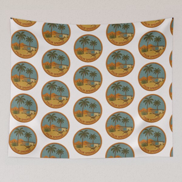 Item preview, Palm Springs Patch with Roadrunner designed and sold by Jeffsredbubble.