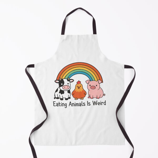 Item preview, Eating Animals Is Weird Vintage Rainbow Animal Lover designed and sold by gunaone-design.