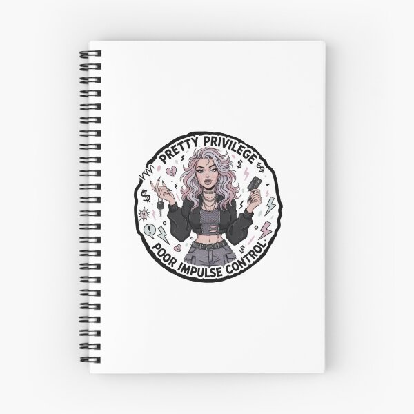 Item preview, Pretty Privilege, Poor Impulse Control designed and sold by LilGremlinCo.
