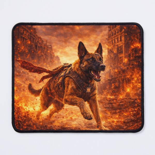 Item preview, Aries Dog Zodiac Art – No Hesitation Astrology Illustration designed and sold by TroyTheTerrific.