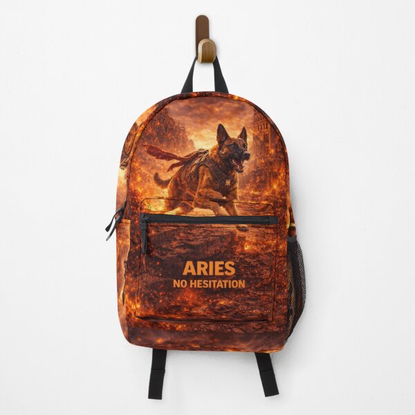 Item preview,  Aries Dog Zodiac Art – No Hesitation Astrology Illustration designed and sold by TroyTheTerrific.