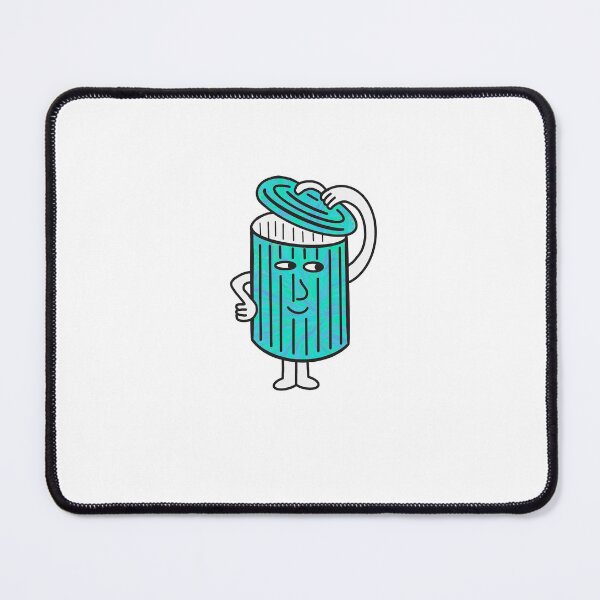 Item preview, trash can cartoon  designed and sold by AFischDesigns.