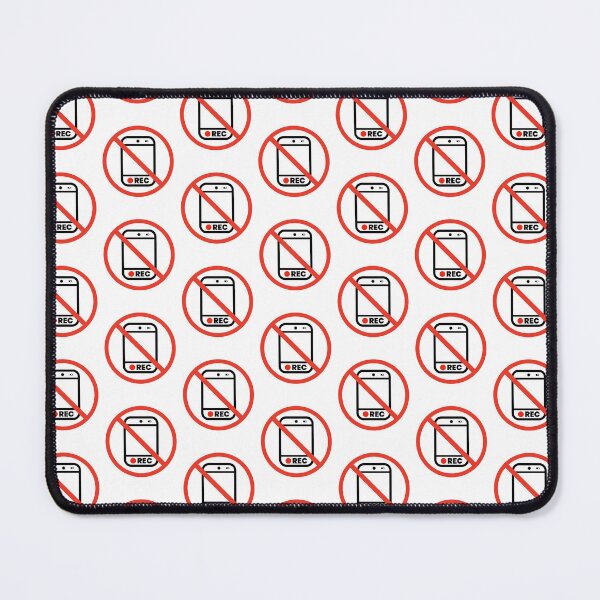 Item preview, No Recording Sign - Phone Ban Icon Symbol designed and sold by Shape Snip Studio.