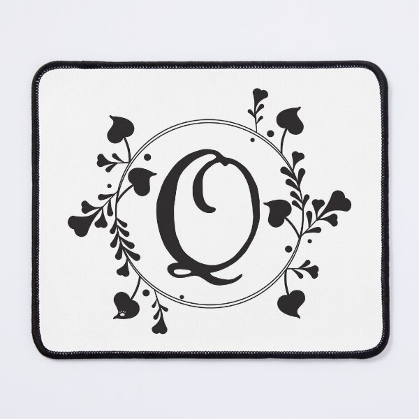 Item preview, Q Monogram of hearts and letters in a vine designed and sold by KathyRHuff.