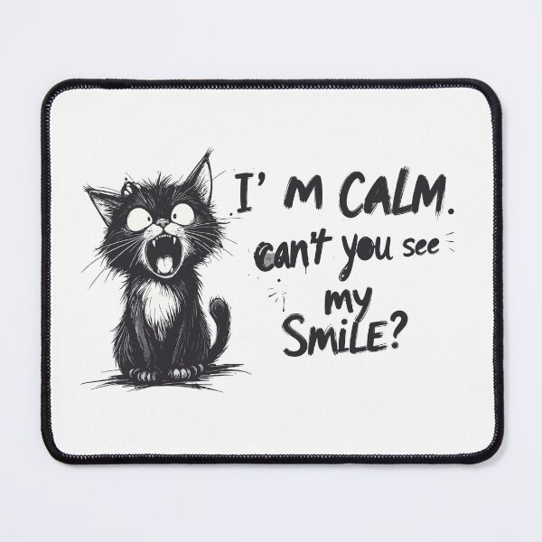 Item preview, Chaotic Cat – I’m Calm designed and sold by MarWachaN.