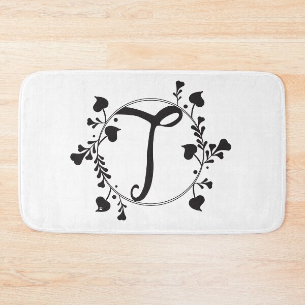 Item preview, T Monogram of hearts and letters in a vine designed and sold by KathyRHuff.