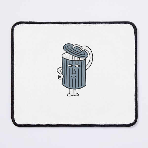 Item preview, trash can cartoon designed and sold by AFischDesigns.