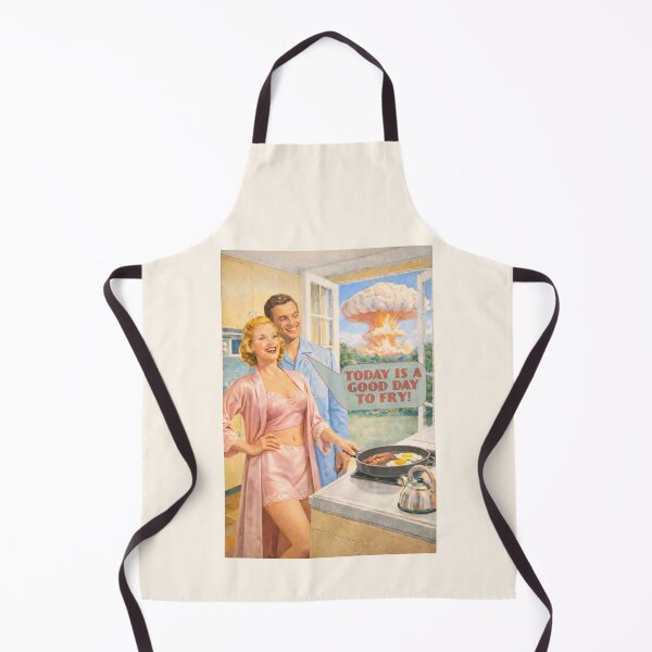 Item preview, Today Is a Good Day to Fry – 1950s Atomic Satire Bacon and Eggs Frying designed and sold by Maljonic.