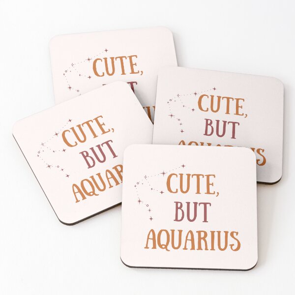 Item preview, Cute but Aquarius Zodiac Quote designed and sold by Inkworksbyshery.