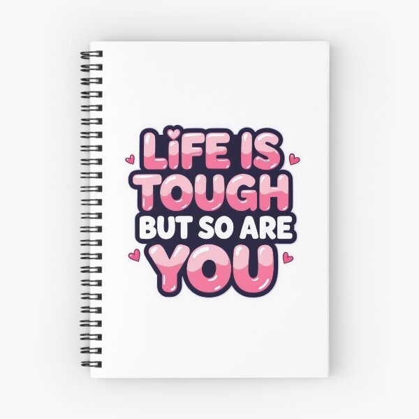 Item preview, Life Is Tough But So Are You Sticker designed and sold by Stripe Wall Studio.