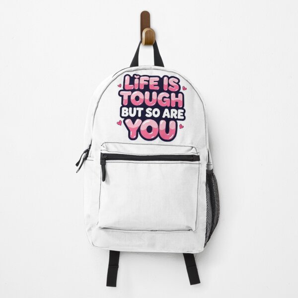 Item preview, Life Is Tough But So Are You Sticker designed and sold by Stripe Wall Studio.