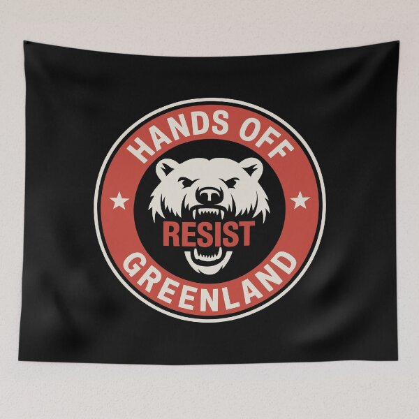 Item preview, Hands Off Greenland designed and sold by Eh Plus Designs.