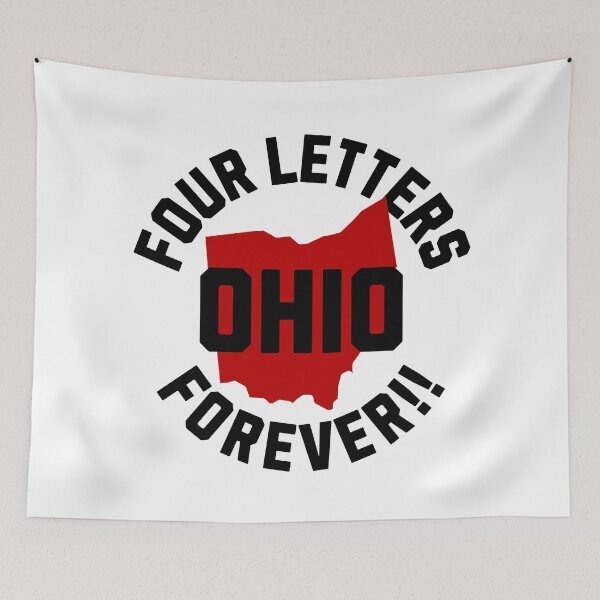 Item preview, Four Letters, Forever! Buckeye State Love Ohio Graphic designed and sold by Esco's Threads.