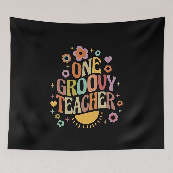 Item preview, One groovy teacher designed and sold by HandicraftArt.