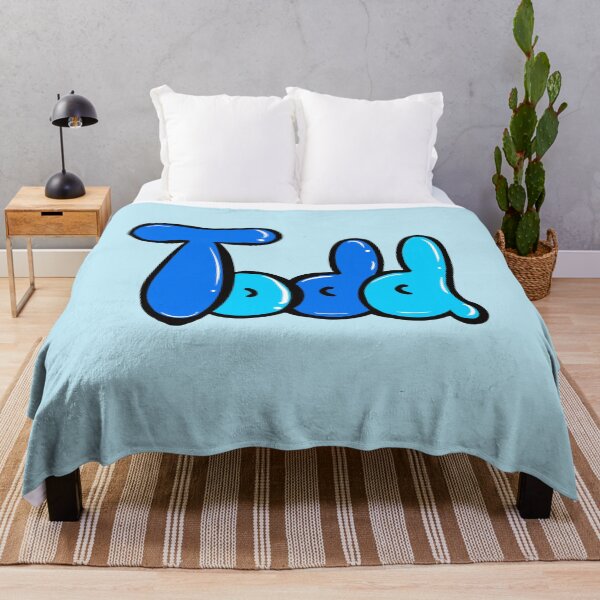 Item preview, Todd name in blue Top 10 best personalized gifts boys and men  personalised Graffiti name Todd designed and sold by Artonmytee.