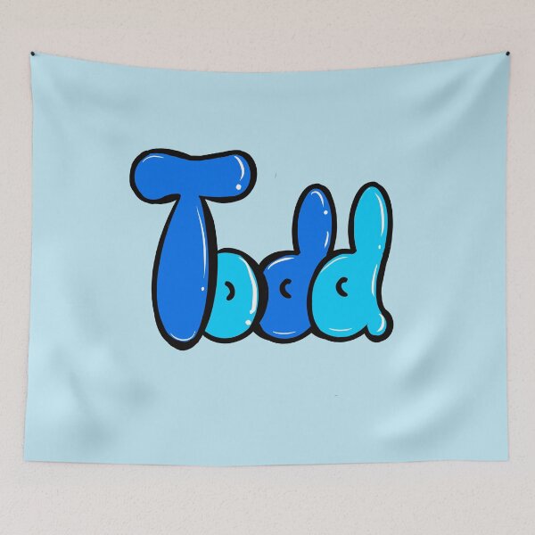 Item preview, Todd name in blue Top 10 best personalized gifts boys and men  personalised Graffiti name Todd designed and sold by Artonmytee.