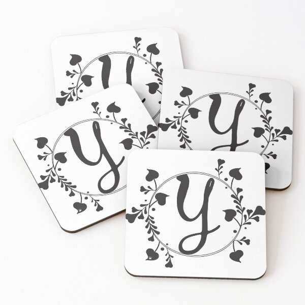 Item preview, Y Monogram of hearts and letters in a vine designed and sold by KathyRHuff.