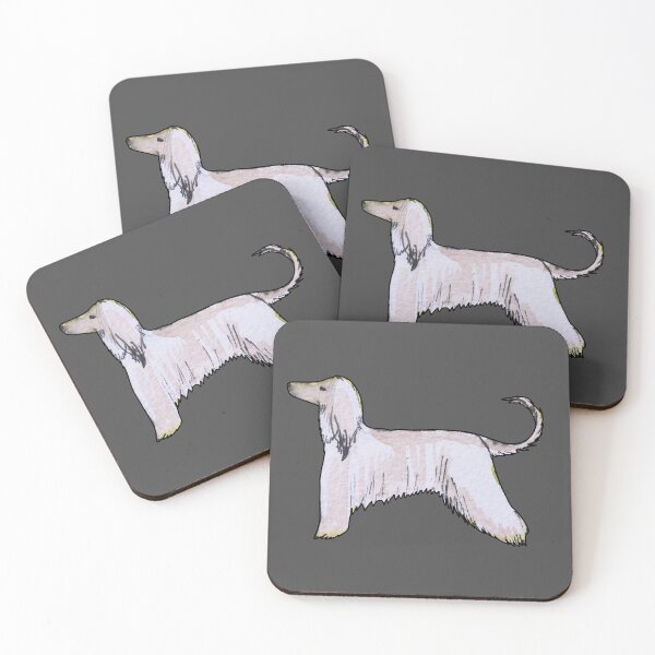 Item preview, Afghan hound dog hand painted in watercolour designed and sold by Sheridanlongdog.