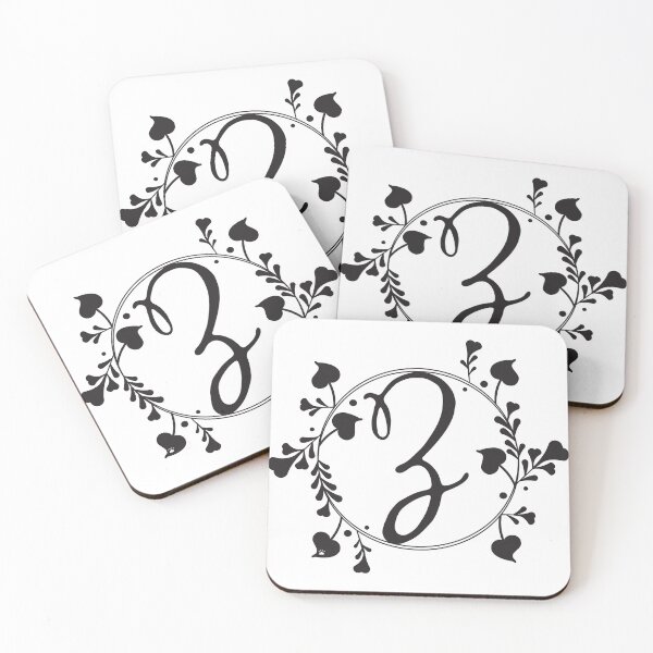 Item preview, Z Monogram of hearts and letters in a vine designed and sold by KathyRHuff.
