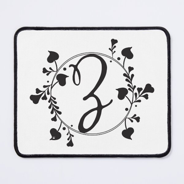 Item preview, Z Monogram of hearts and letters in a vine designed and sold by KathyRHuff.