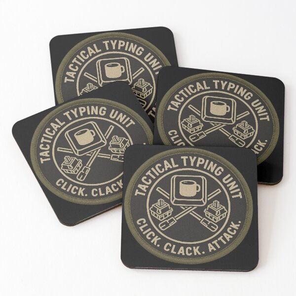 Item preview, Tactical Typing Unit Military Patch designed and sold by ThoughtsInTheOpen.
