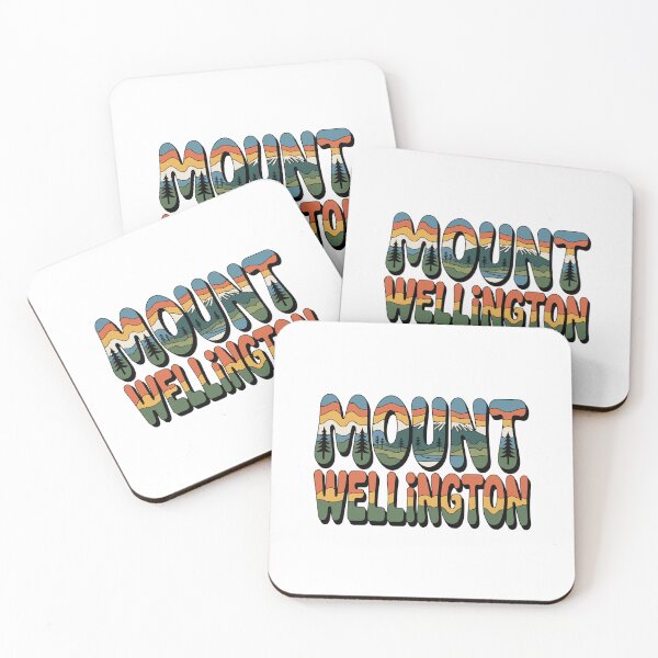 Item preview, Mount Wellington – Retro Psychedelic Typography designed and sold by JessArty ⭐⭐⭐⭐⭐.