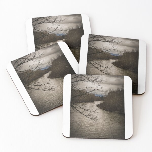 Item preview, River view on a cloudy day designed and sold by DynamicPhototx.