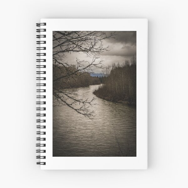 Item preview, River view on a cloudy day designed and sold by DynamicPhototx.