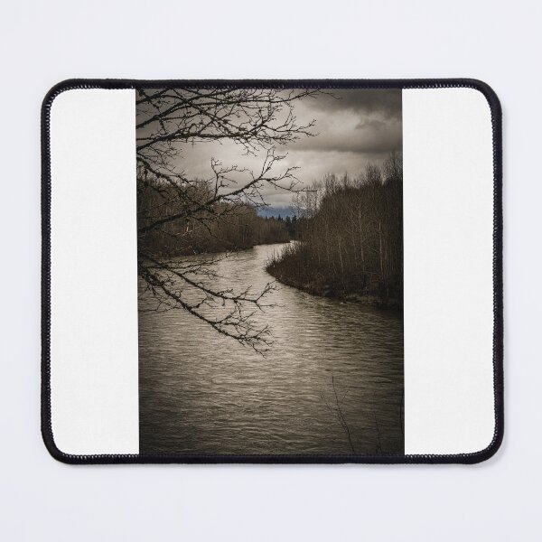 Item preview, River view on a cloudy day designed and sold by DynamicPhototx.