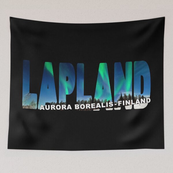 Item preview, LAPLAND Aurora Borealis FINLAND - Winter in the Lapland Wilderness designed and sold by Adam Gormley.