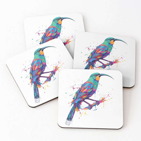 Item preview, Huia Bird - Vibrant New Zealand Native Bird Art Illustration  designed and sold by Heike Richter.