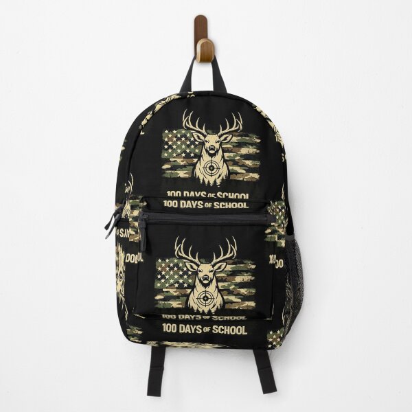 Item preview, Bucked 100 Days of School Deer Hunting Camo designed and sold by Ali-printshop.