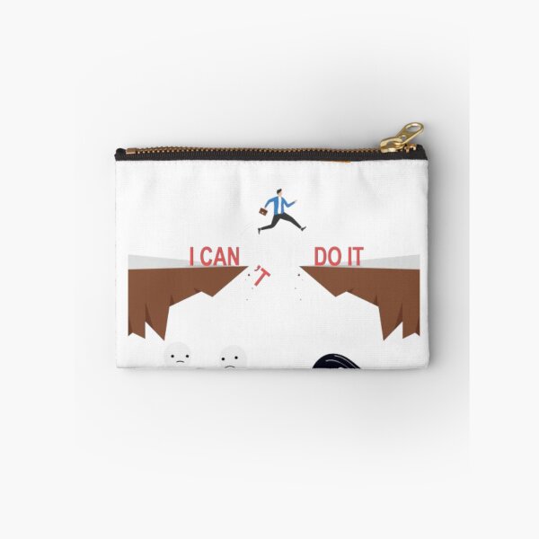 Item preview, Never Give Up - Motivational Leap of Faith Illustration. designed and sold by PhantomArtStore.